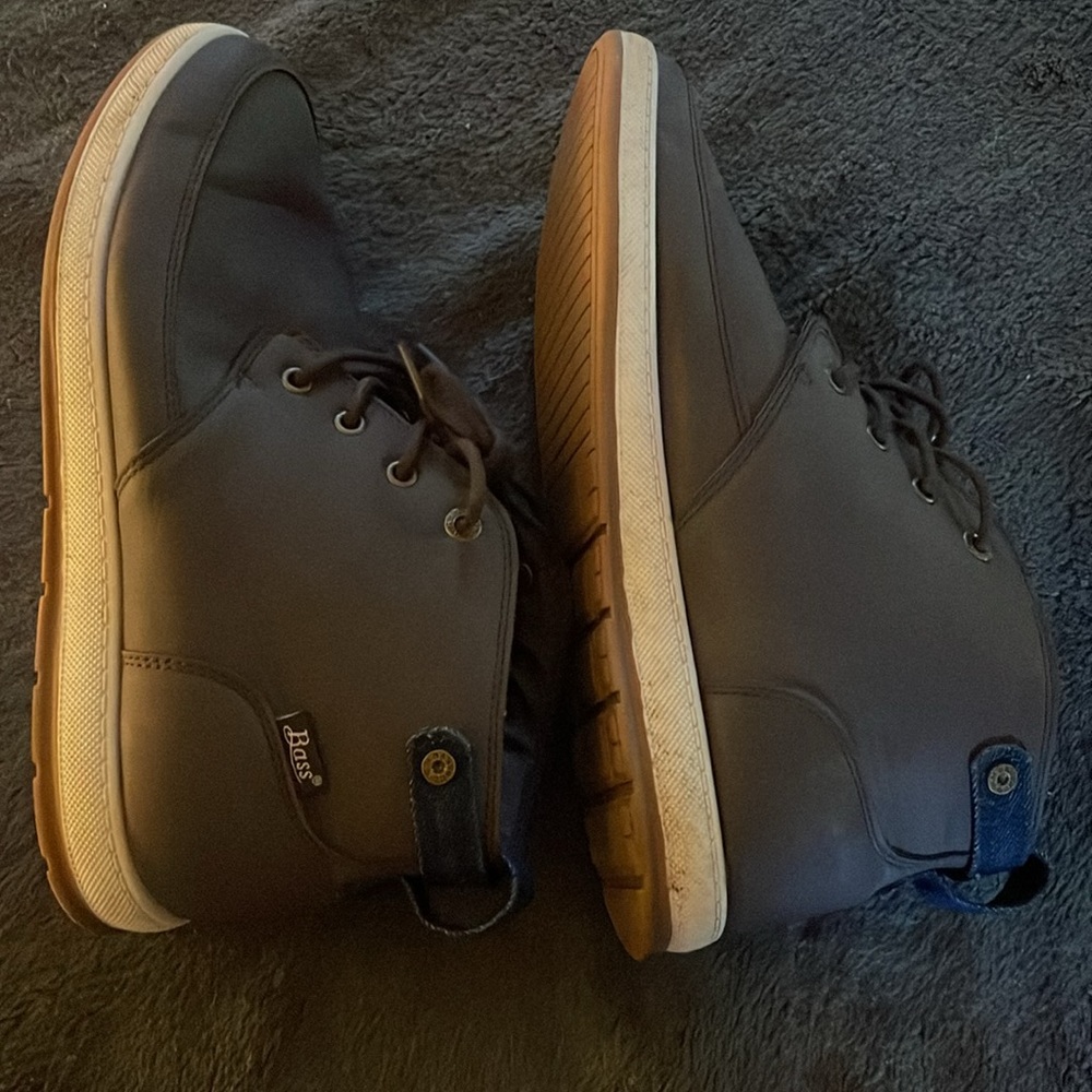 ⭐️SALE⭐️Men’s BASS brown Chugga boots with denim trim - Picture 4 of 6